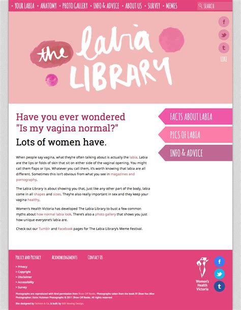 labia photos|The Labia Library .